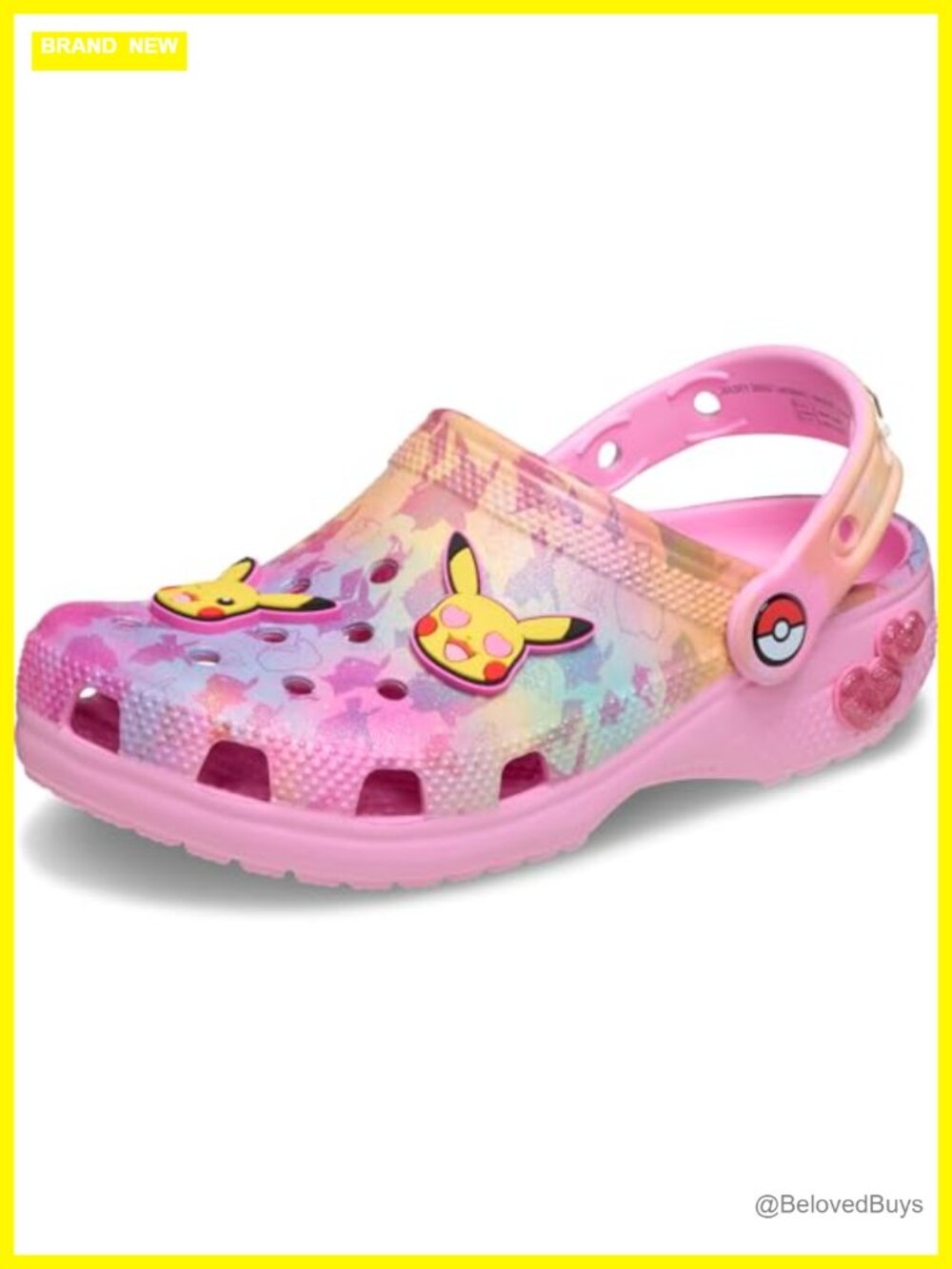 Pokemon Classic Clogs Kids Toddler Shoes Croslite Foam Lightweight Slip-On